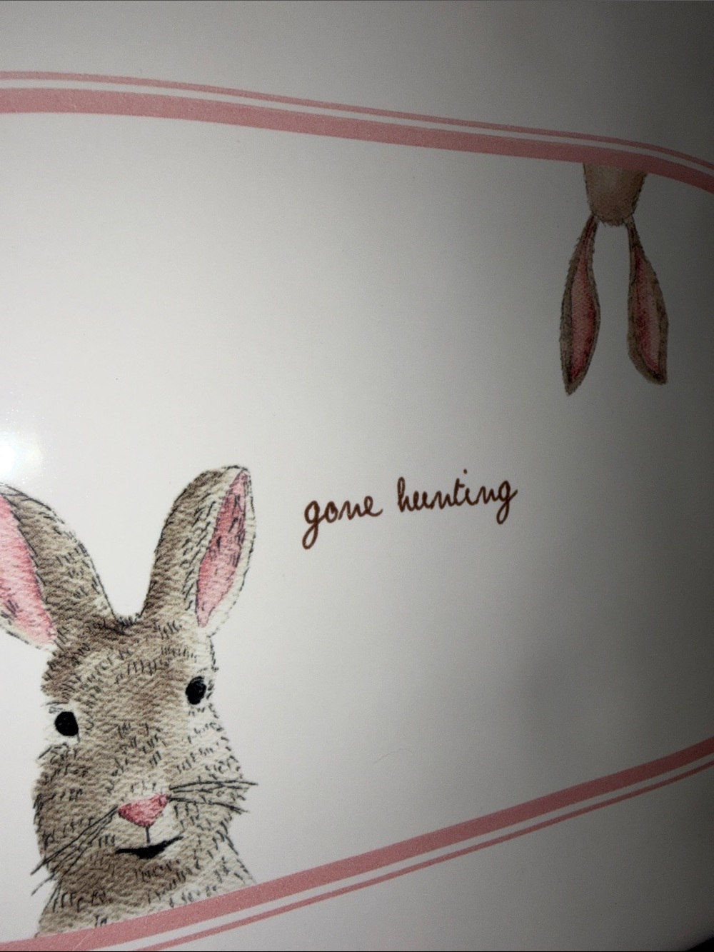 Rae Dunn gone hunting bunny platter - Picture 3 of 3